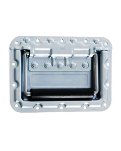 ah Hardware 34087 - Klappgriff groß gefedert in Einbauschale mit Nietschutz