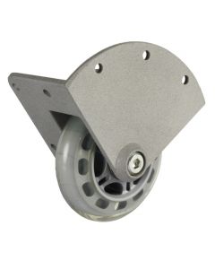 Adam Hall 37450S - Einbau Eckrolle mit weichem Rad 75 mm