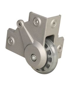 Adam Hall 37451S - Einbau Eckrolle mit weichem Rad 75 mm