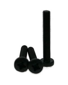 Adam Hall 19" Parts 5414BLK - Kreuzschlitzschraube M6 x 40 schwarz  