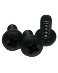 Adam Hall 19" Parts 5417BLK - Kreuzschlitzschraube M6 x 12 schwarz  