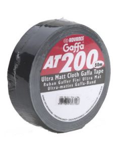 Advance Tapes AT200 - Gaffa Klebeband matt schwarz