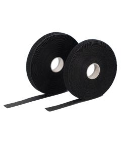 Adam Hall 5810 - Haken und Flausch Klettband Doppelrolle 20 mm breit