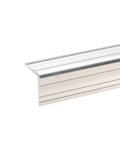 Adam Hall 6110 - Aluminium-Kantenschutz 33 x 33 mm mit Nietenkopfrille