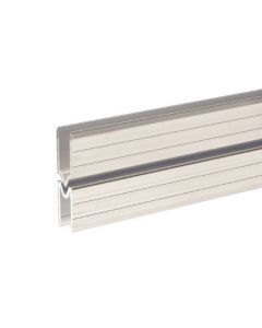 ah Hardware 6123M - Aluminium-Schließprofil männlich für 9,5 mm Material