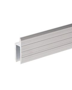 Adam Hall 6126 - Aluminium h-Kantenprofil für 7 mm Serviceklappen