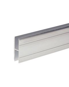 Adam Hall 6127 - Aluminium H-Kantenprofil 10 mm als Verlängerung für große Flächen
