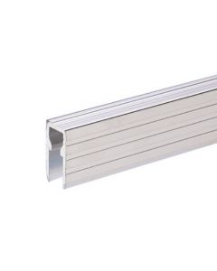 Adam Hall 6220 - Aluminium-Kappe und Bodenbefestigung für 9,5 mm Trennwände