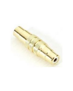Adam Hall Connectors 7630 - Adapter Mono Cinch female auf Mono Cinch female vergoldet