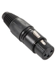 Adam Hall Connectors 7849 - XLR Stecker female schwarz