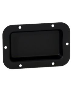 Adam Hall 8705BLK - Einbauschale schwarz ungestanzt