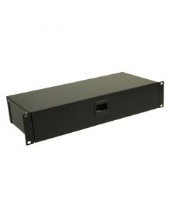 Adam Hall 19" Parts 87302 - Rackbox mit Schnappverschluss 2 HE