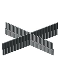 Adam Hall 19" Parts 87402P2 - Trennsteg tief für 19'' Schubladen 2 HE
