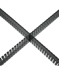 Adam Hall 19" Parts 87402T - Universal Trennsystem für Rackschubladen 2 HE