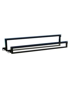 Adam Hall 19" Parts 87441 - 19" Frontabdeckung mit Plexiglaseinsatz 1 HE