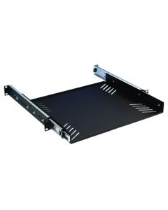 Adam Hall 19" Parts 87556 - 19" Ablage 1 HE mit Auszugsschienen