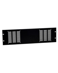 Adam Hall 19" Parts 8763 - Rackblende gestanzt für 2 Lüfter