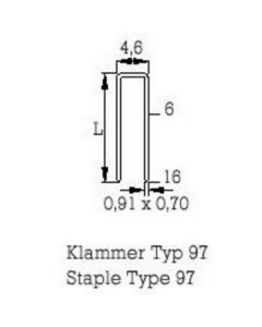 Adam Hall Easy Case - Klammer 6 mm