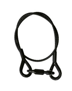 ah Accessories S45062B - Sicherungsseil 4 mm schwarz