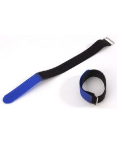 Adam Hall Accessories VR2020BLU - Klett Kabelbinder 20 cm blau