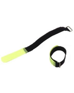 Adam Hall Accessories VR2020YEL - Klett Kabelbinder 20 cm gelb