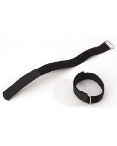 Adam Hall Accessories VR2030BLK - Klett Kabelbinder 30 cm schwarz