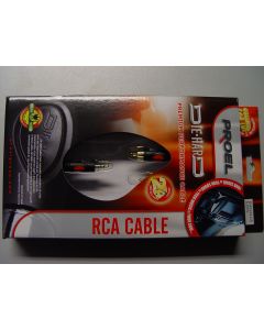Proel Die Hard DH520LU5 Klinke Stereo 3.5mm auf 2 x Cinch / RCA Cable / 5m