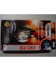 Proel Die Hard DH535 2 x Klinke Mono 6.3mm auf 2 x Cinch / RCA Cable / 1.8m