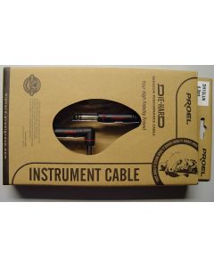 Proel Die Hard DH12LU6 Instrumentenkabel 6,3 Mono gerade+gewinkelt / 6m