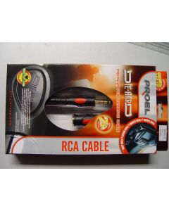 Proel Die Hard DH565LU5 Klinke Stecker Stereo 6.3mm auf Buchse Stereo 6.3mm Cable / 5m