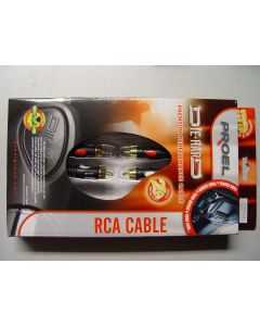 Proel Die Hard DH505LU5 Cinch / RCA Cable, Stereo / 5m