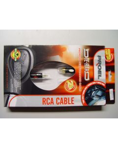 Proel Die Hard DH520LU3 Klinke Stereo 3.5mm auf 2 x Cinch / RCA Cable / 3m