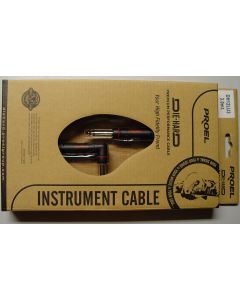 Proel Die Hard DH12LU3 Klinkenkabel 6,3 Mono gerade+gewinkelt / 3m