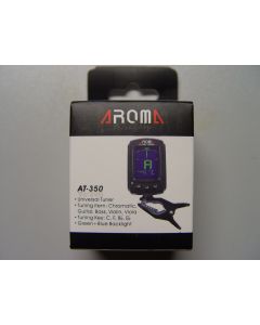 Aroma AT-350 Tuner, Chromatisch, für Gitarre, Bass, Ukulele, Violine