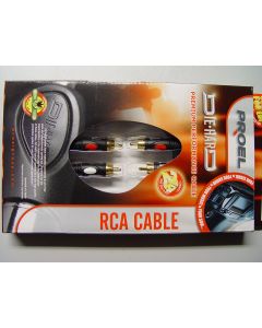Proel Die Hard DH505 Cinch / RCA Cable, Stereo / 1.8m