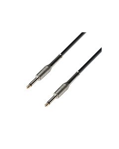 Adam Hall Cables 3 Star Serie - Instrumentenkabel 6,3 mm Klinke mono auf 6,3 mm Klinke mono 9 m