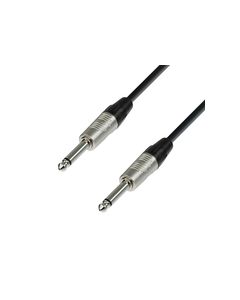 Adam Hall Cables 4 Star Serie - Instrumentenkabel REAN 6,3 mm Klinke mono auf 6,3 mm Klinke mono 0,9 m